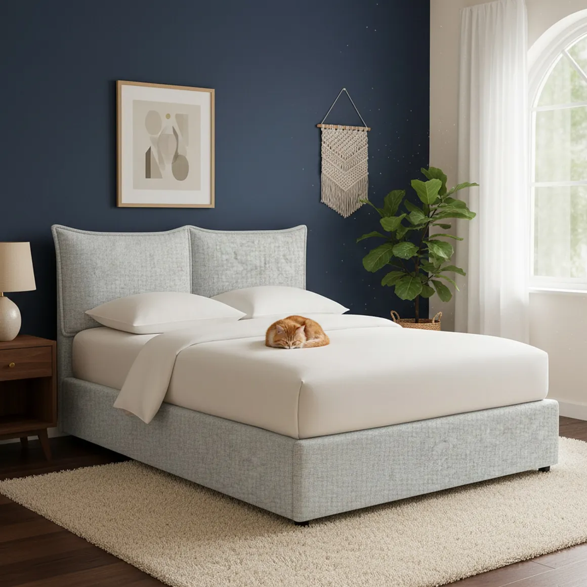 Letti Contenitore|Letti Singoli > Dmora Letto Singolo Sfoderabile Contenitore, Dimensione Materasso 90x190 cm - Sinio Grigio Chiaro