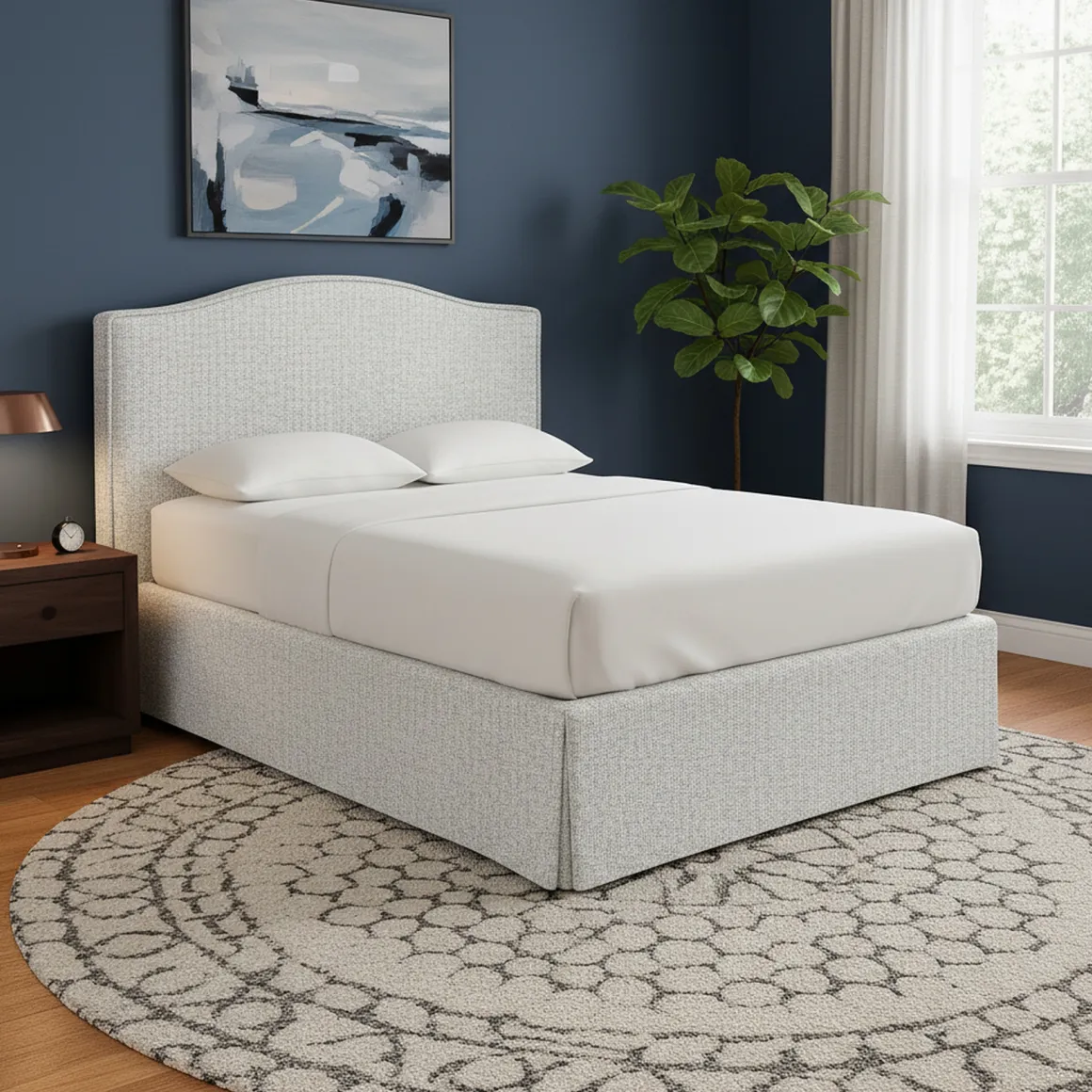 Letto Singolo Grigio Chiaro Sfoderabile Contenitore, Dimensione Materasso 90x200 cm - Copparo