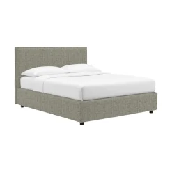 Letti Contenitore|Letti Singoli > Dmora Letto Singolo Grigio Sfoderabile Contenitore, Dimensione Materasso 90x190 cm - Ripi Grigio Sabbia