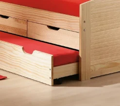 Letto Singolo Marrone Rovere Contenitore Dimensione Materasso 90x200 cm, Singolo - Tavullia