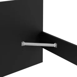 Letto singolo nero 96x196cm adatto per materasso 190x90 cm - Assar