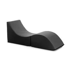 Letti Pieghevoli|Camera Da Letto > Dmora Letto singolo pieghevole design 130x50cm - Arbil Nero