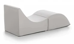 Letti Pieghevoli|Camera Da Letto > Dmora Letto singolo pieghevole 130x50cm - Arbil Bianco
