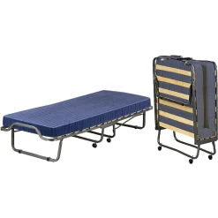 Letto singolo pieghevole 190x80cm blu - Antonietto