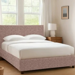 Letti Contenitore|Letti Singoli > Dmora Letto Singolo Sfoderabile Contenitore, Dimensione Materasso 90x190 cm - Ripi Rosa Antico