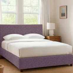 Letti Contenitore|Letti Singoli > Dmora Letto Singolo Sfoderabile Contenitore, Dimensione Materasso 90x190 cm - Ripi Viola Lilla