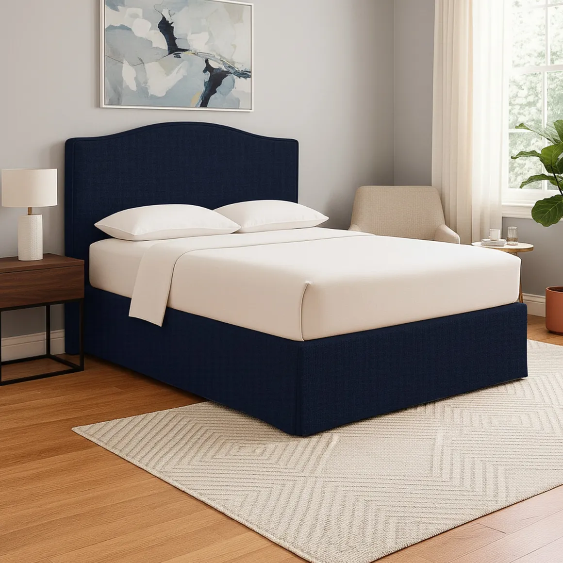 Letto Singolo Viola Scuro Sfoderabile Contenitore, Dimensione Materasso 90x200 cm - Copparo