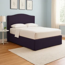 Letti Contenitore|Letti Singoli > Dmora Letto Singolo Sfoderabile Contenitore, Dimensione Materasso 90x200 cm - Iudica Viola