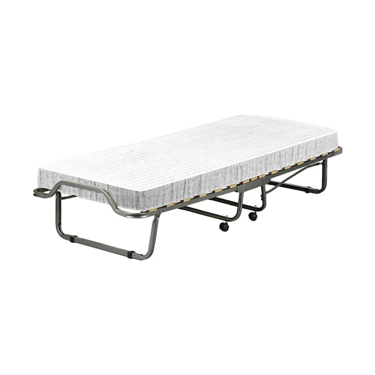 Letti Pieghevoli|Camera Da Letto > Dmora Letto una piazza pieghevole 190x80cm - Ace Bianco
