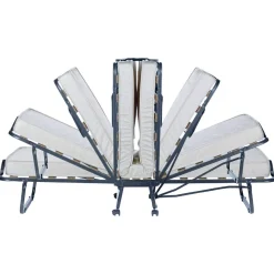 Letti Pieghevoli|Camera Da Letto > Dmora Letto una piazza pieghevole 190x80cm - Ace Bianco
