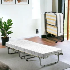 Letto una piazza pieghevole 200x80cm bianco - Banzi