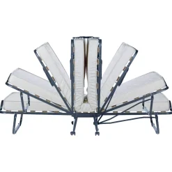 Letto una piazza pieghevole 200x80cm bianco - Banzi
