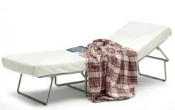 Letto una piazza pieghevole 80x80cm bianco - Abak