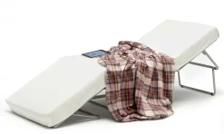 Letto una piazza pieghevole 80x80cm bianco - Abak