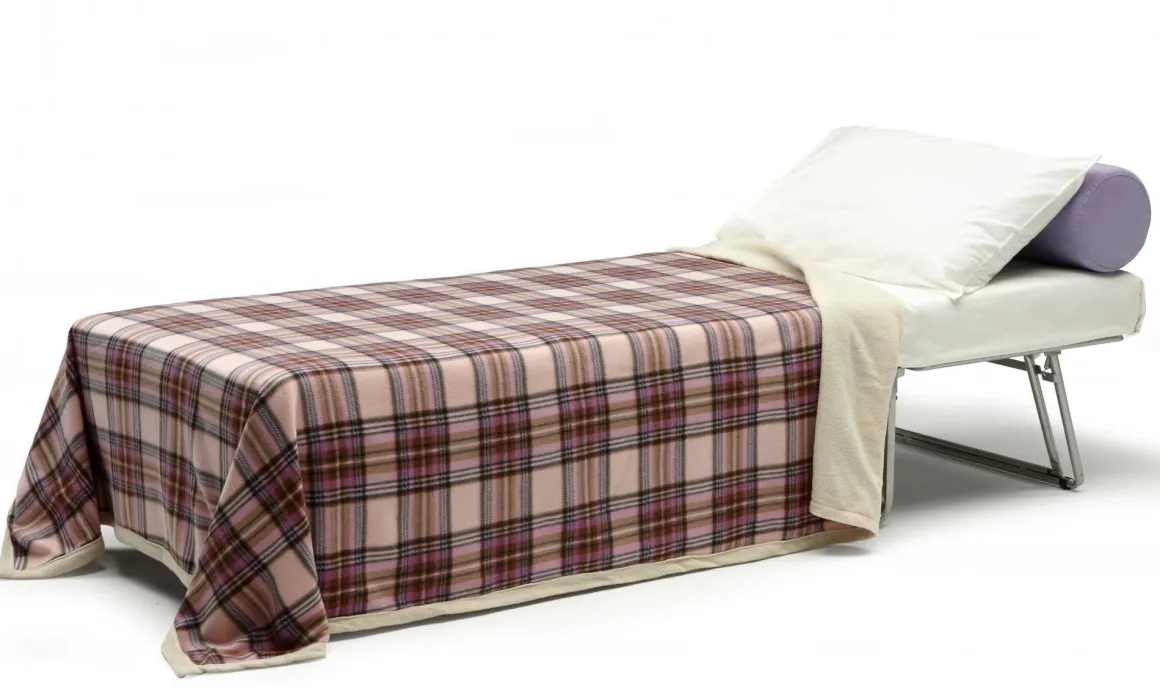 Letto una piazza pieghevole 80x80cm panna - Abak
