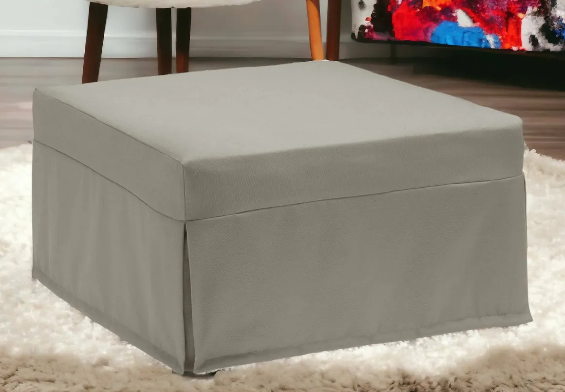 Letto una piazza pieghevole 80x80cm tortora - Abak