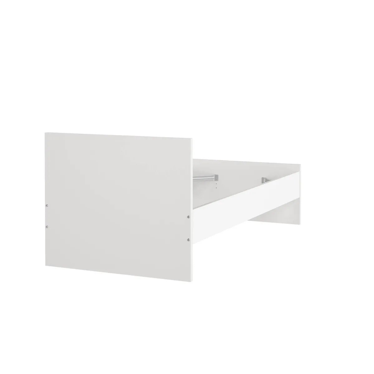 Letti Singoli > Dmora Letto un posto 96x196cm adatto per materasso 90x190 cm - Assar Bianco
