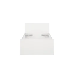 Letti Singoli > Dmora Letto un posto 96x196cm adatto per materasso 90x190 cm - Assar Bianco
