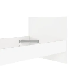 Letti Singoli > Dmora Letto un posto 96x196cm adatto per materasso 90x190 cm - Assar Bianco