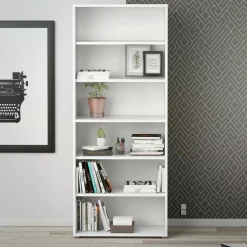Libreria alta bianca 89x221h cm - Armon