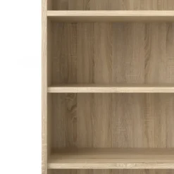 Librerie > Dmora Libreria alta in legno 89x221h cm - Armon Marrone Quercia