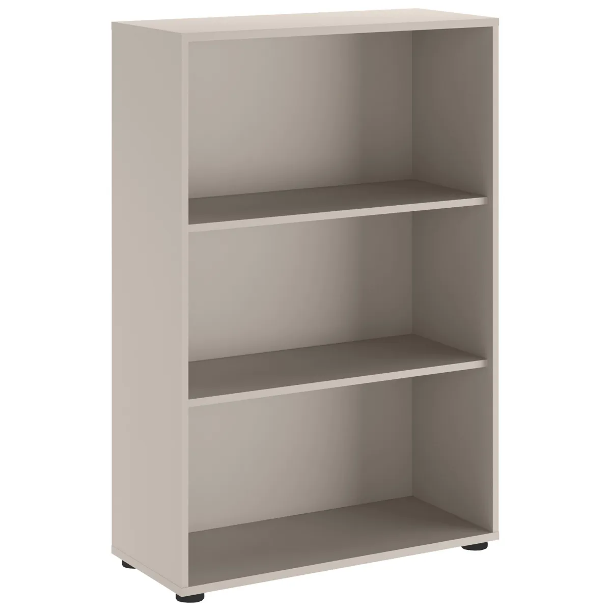 Librerie > Dmora Libreria 2 Ripiani Installazione a Terra 79x34x118h cm, - Leporano Beige