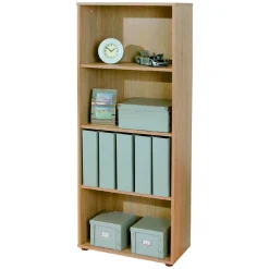 Librerie > Dmora Libreria 60x30x145h cm, - Jovencan Beige