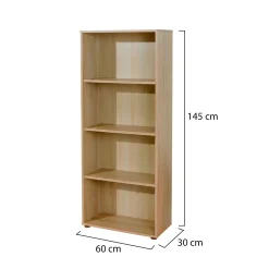 Librerie > Dmora Libreria 60x30x145h cm, - Jovencan Beige