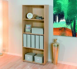 Librerie > Dmora Libreria 60x30x145h cm, - Jovencan Beige