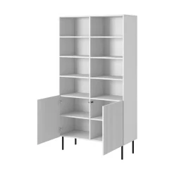 Librerie > Dmora Libreria bianca 100x176h cm - Ghilarza Bianco