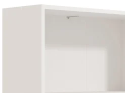 Libreria Bianco Opaco 4 Ripiani Installazione a Terra 70x24.5x176.5h cm, Sfumatura Colore Struttura Opaco - Urgnano