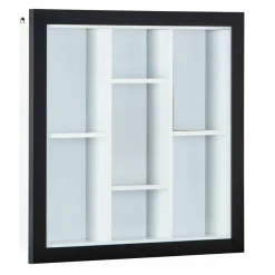 Librerie > Dmora Libreria 4 Ripiani Struttura Verticale 67x67x14h cm, - Tripi Bianco