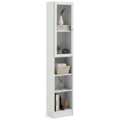 Libreria chic bianca 40x203h cm - Greg