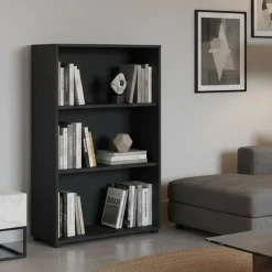 Librerie > Dmora Libreria chic grigia 79x123h cm - Sparto Grigio