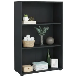 Librerie > Dmora Libreria chic grigia 79x123h cm - Sparto Grigio