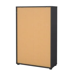 Librerie > Dmora Libreria chic grigia 79x123h cm - Sparto Grigio