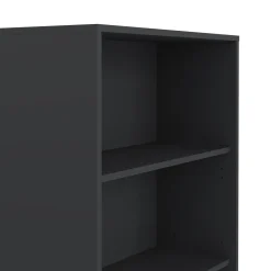 Librerie > Dmora Libreria chic grigia 79x123h cm - Sparto Grigio