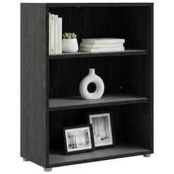 Libreria chic nera 89x113h cm - Aziza