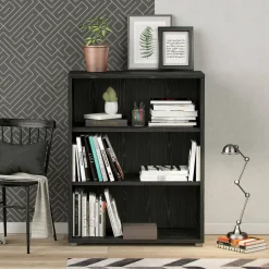 Libreria chic nera 89x113h cm - Aziza