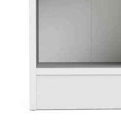 Librerie > Dmora Libreria colonna bianca 40x203h cm - Albregio Bianco
