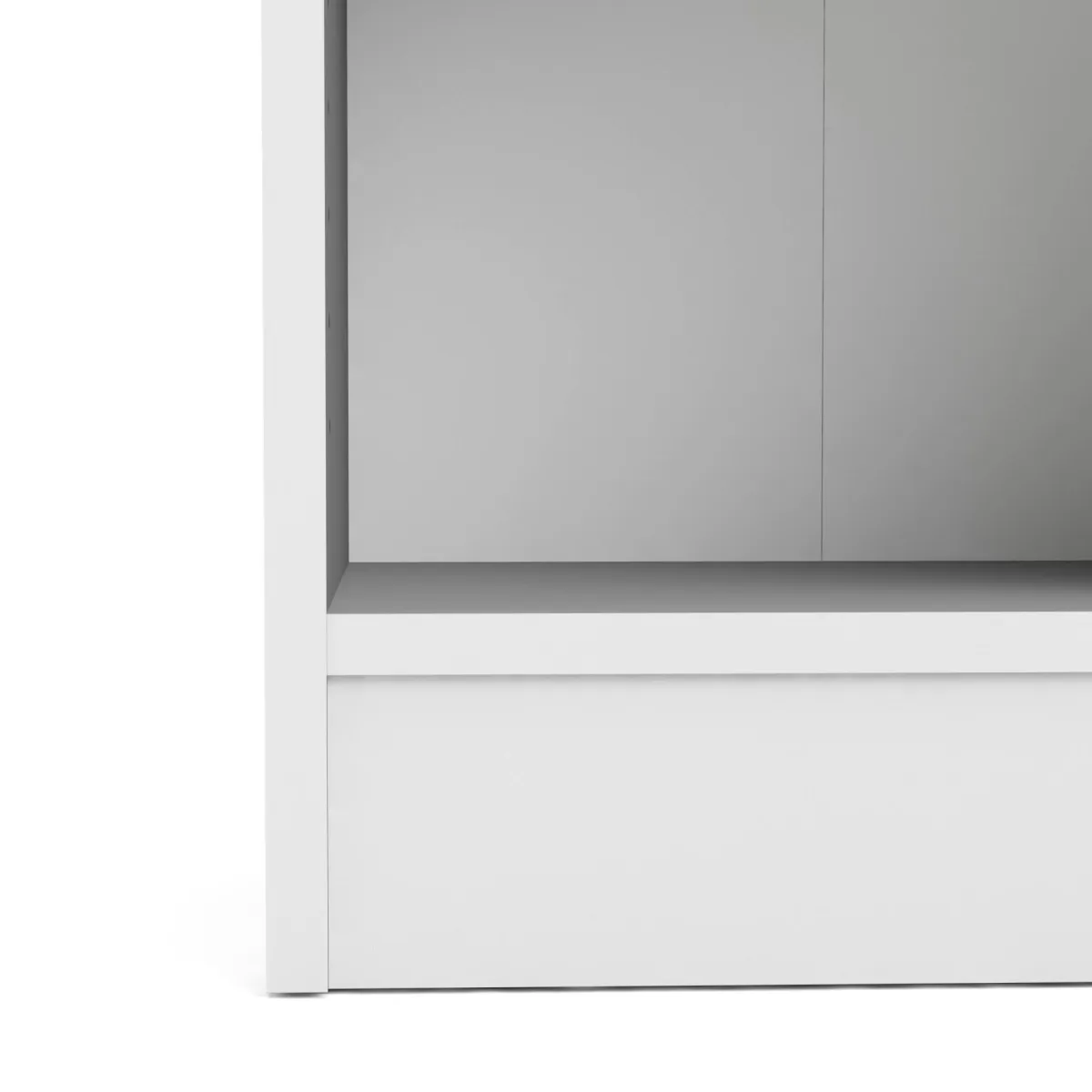 Librerie > Dmora Libreria colonna bianca 40x203h cm - Albregio Bianco