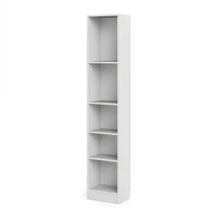 Librerie > Dmora Libreria colonna bianca 40x203h cm - Albregio Bianco