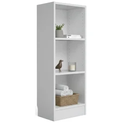 Librerie > Dmora Libreria colonnina bianca 40x107h cm - Alcesti Bianco