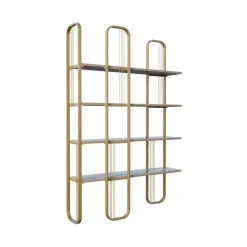 Libreria design oro 125x180h cm - Angylla