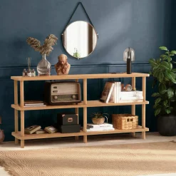 Libreria divisoria quercia 150x74h cm - Bona