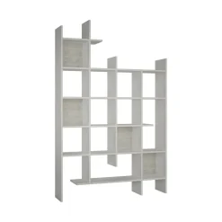 Libreria elegante bianca 122x188h cm - Achela