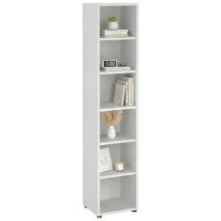 Libreria elegante bianca 47x221h cm - Pabuk