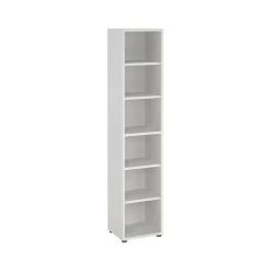 Librerie > Dmora Libreria elegante bianca 89x113h cm - Aziza Bianco