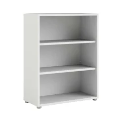Librerie > Dmora Libreria elegante bianca 89x113h cm - Aziza Bianco