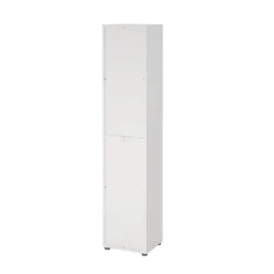 Librerie > Dmora Libreria elegante bianca 89x113h cm - Aziza Bianco